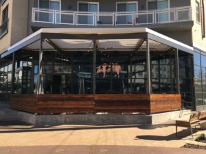 Louvered patios for restaurants